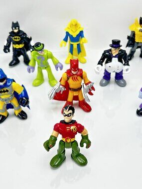 Imaginext DC Super Friends Batman Joker Penguin Catman Mr Fate